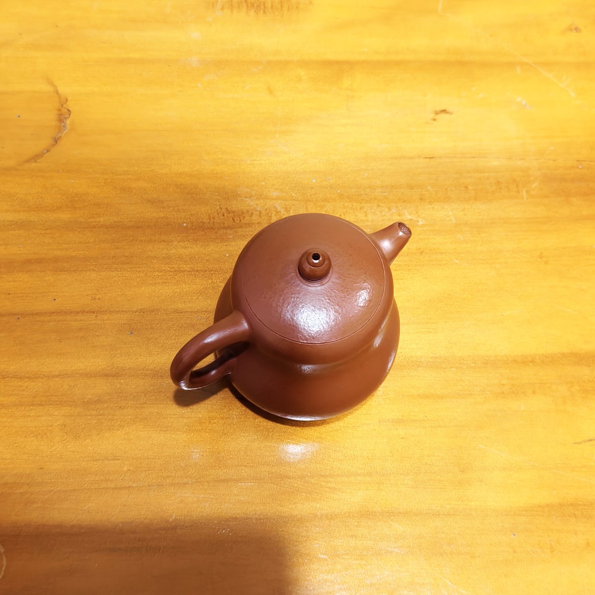 小品紫砂壺宜興朱泥小葫蘆壺80cc