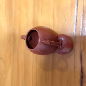 宜興紫砂壺朱泥小品秦權壺90cc