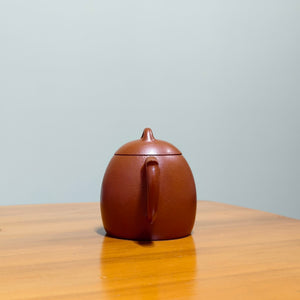 宜興紫砂朱泥壺小品秦權壺90cc