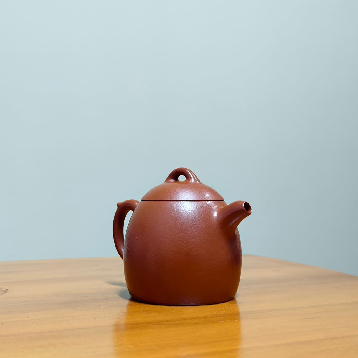 宜興紫砂朱泥壺小品秦權壺90cc