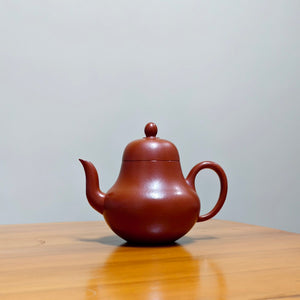 宜興紫砂壺朱泥思亭壺150CC