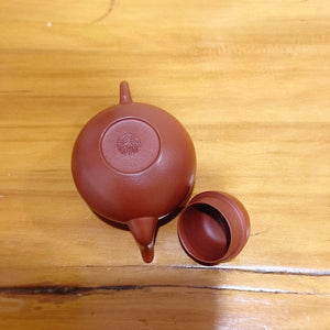 宜興紫砂壺朱泥思亭壺150CC