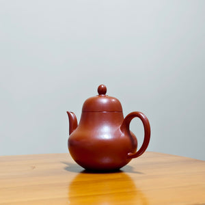 宜興紫砂壺朱泥思亭壺150CC