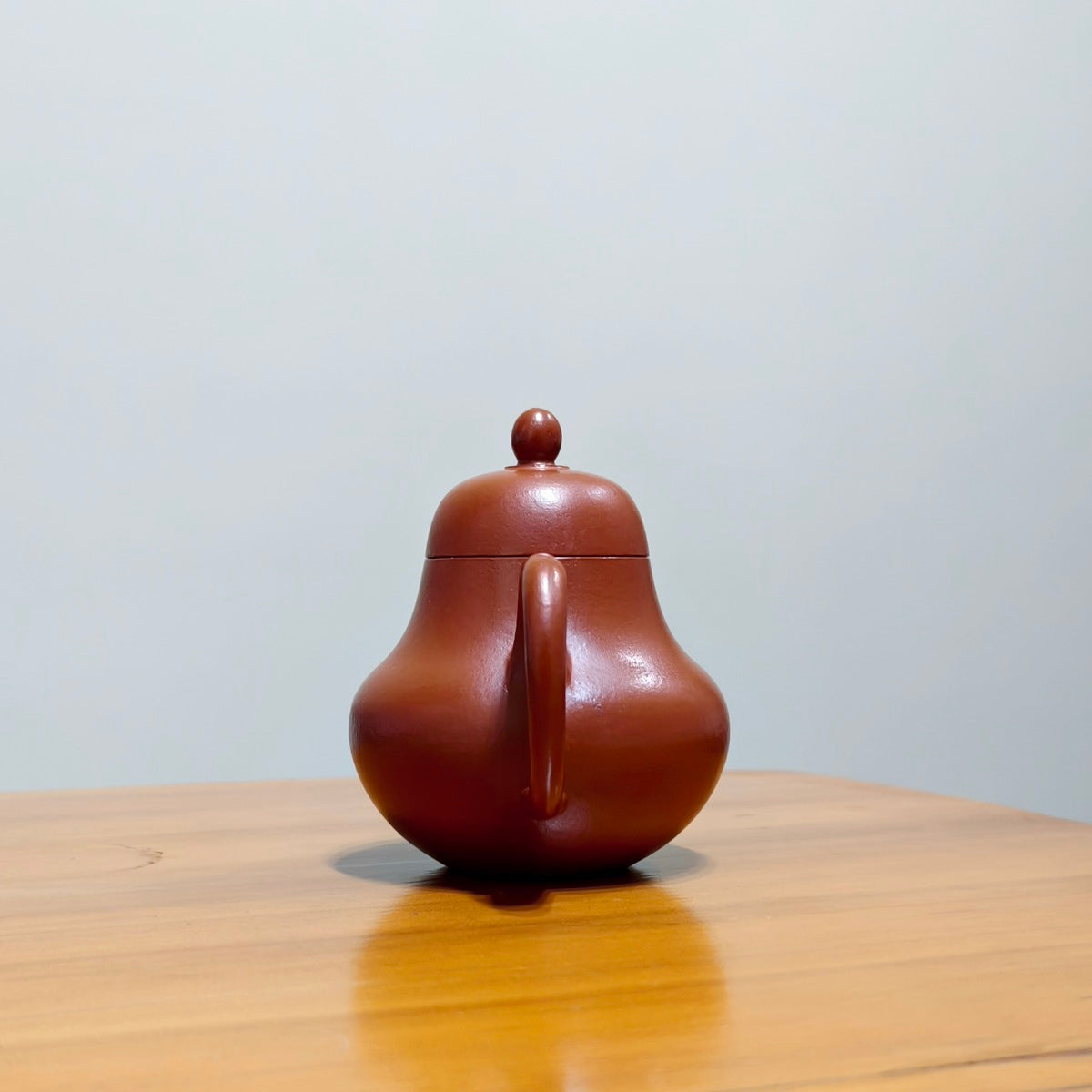 宜興紫砂壺朱泥思亭壺150CC