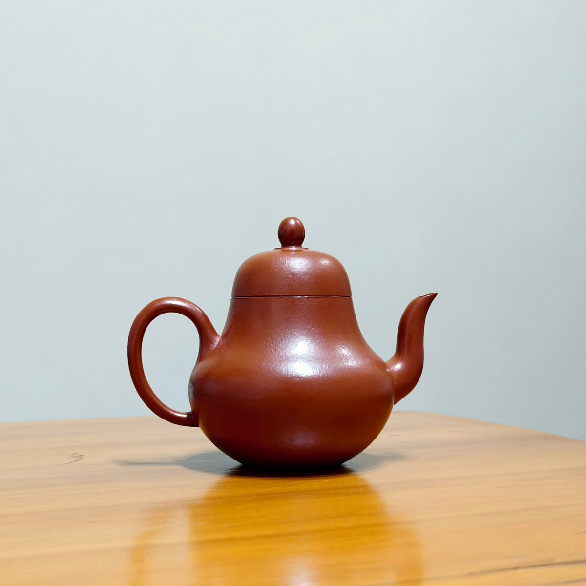 宜興紫砂壺經典壺款朱泥思亭壺150CC適合沖泡高山茶青茶揚香– 嵐雲茶業