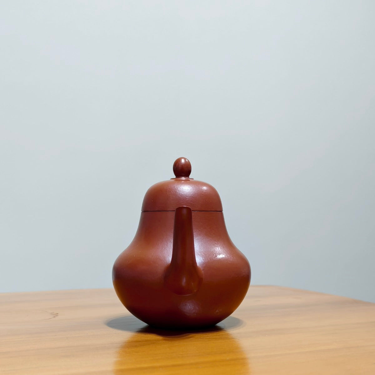 宜興紫砂壺朱泥思亭壺150CC