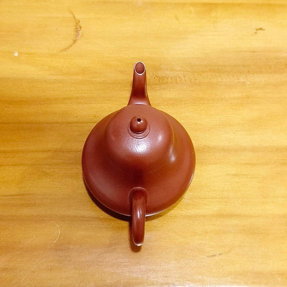 宜興紫砂壺朱泥思亭壺150CC