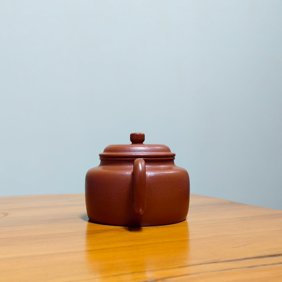 宜興紫砂壺朱泥德鐘壺150CC