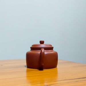 宜興紫砂壺朱泥德鐘壺150CC