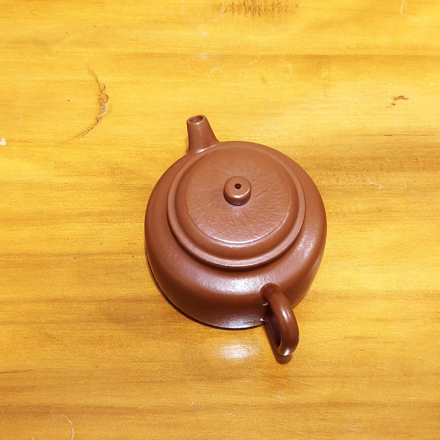 宜興紫砂壺經典壺款小煤窯朱泥德鐘壺150CC適合沖泡高山茶青茶揚香– 嵐
