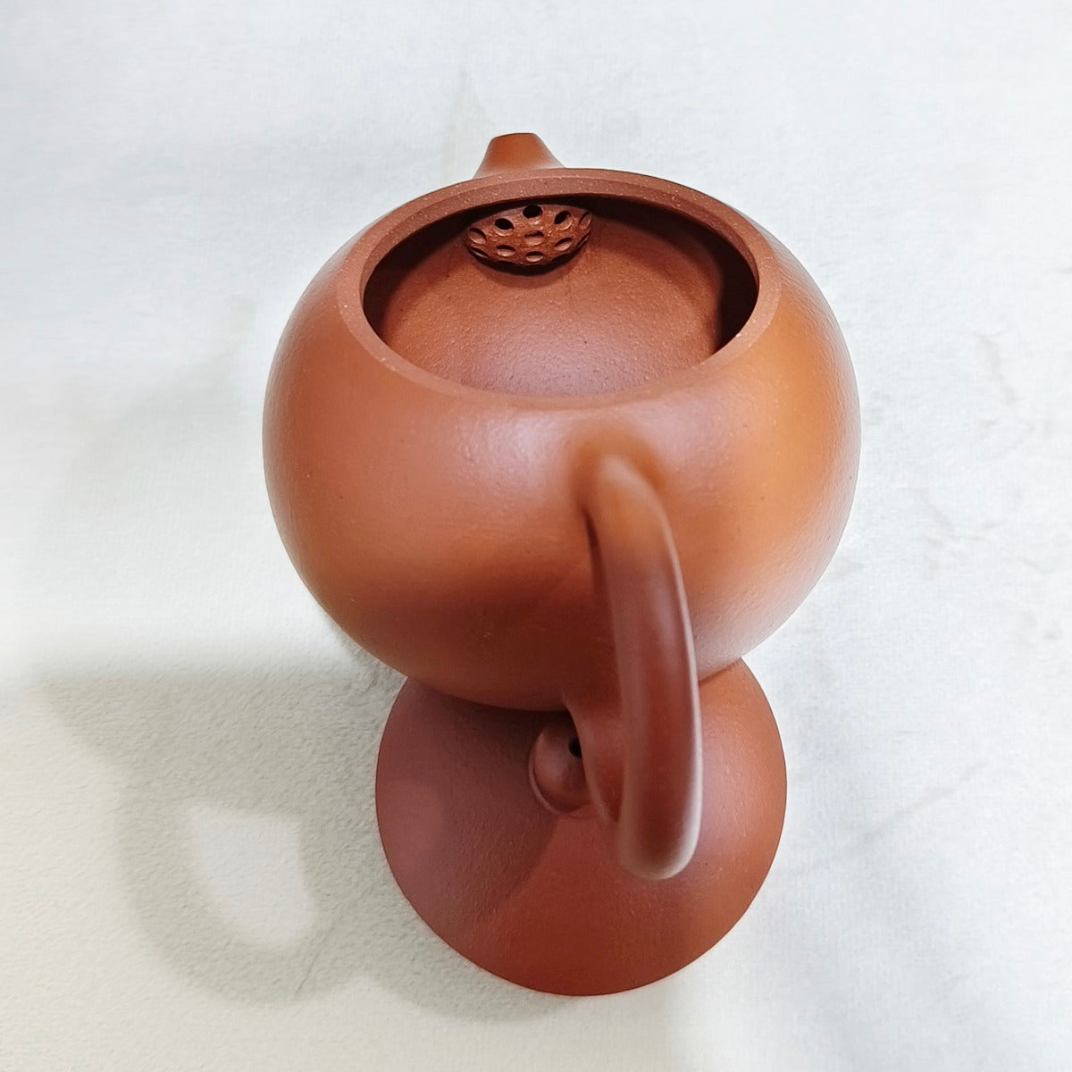 宜興紫砂壺｜生砂朱泥西施壺140CC精緻漂亮功夫茶具沖泡高山茶聚香凝韻