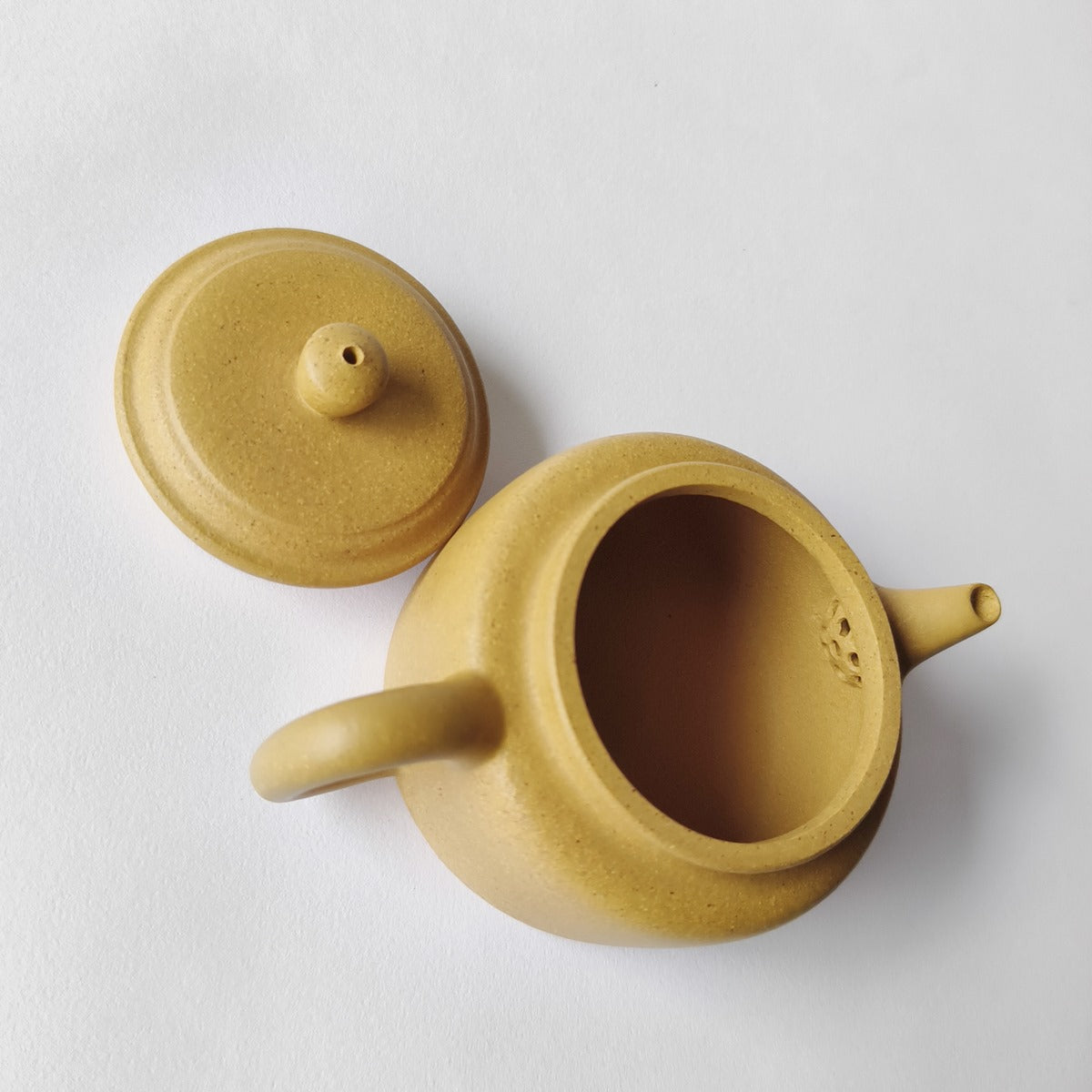 宜興紫砂泡茶壺經典原礦黃金段泥劍流德鐘壺容量150CC容量適中適合沖泡