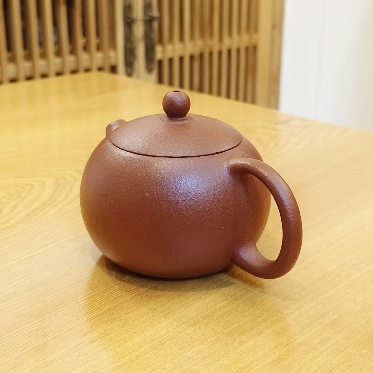 全手工製作的紫砂壺宜興紅降坡泥西施壺210CC優質原礦茶壺– 嵐雲茶業