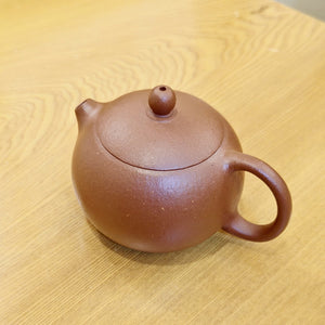 全手工製作宜興紫砂壺紅降坡泥西施壺210CC