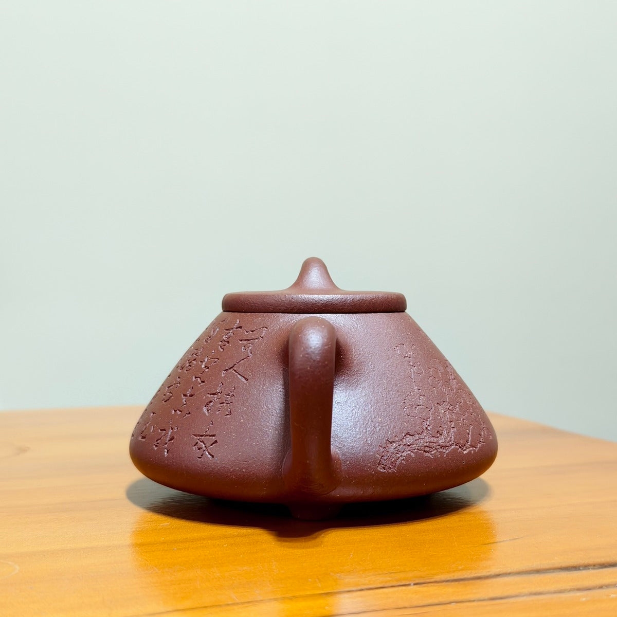 宜興紫砂壺全手工底槽青子冶石瓢壺220CC