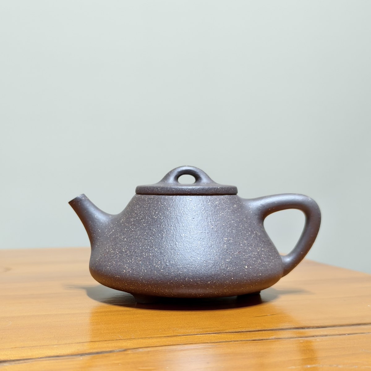 宜興紫砂全手工天青泥子冶石瓢壺200CC 