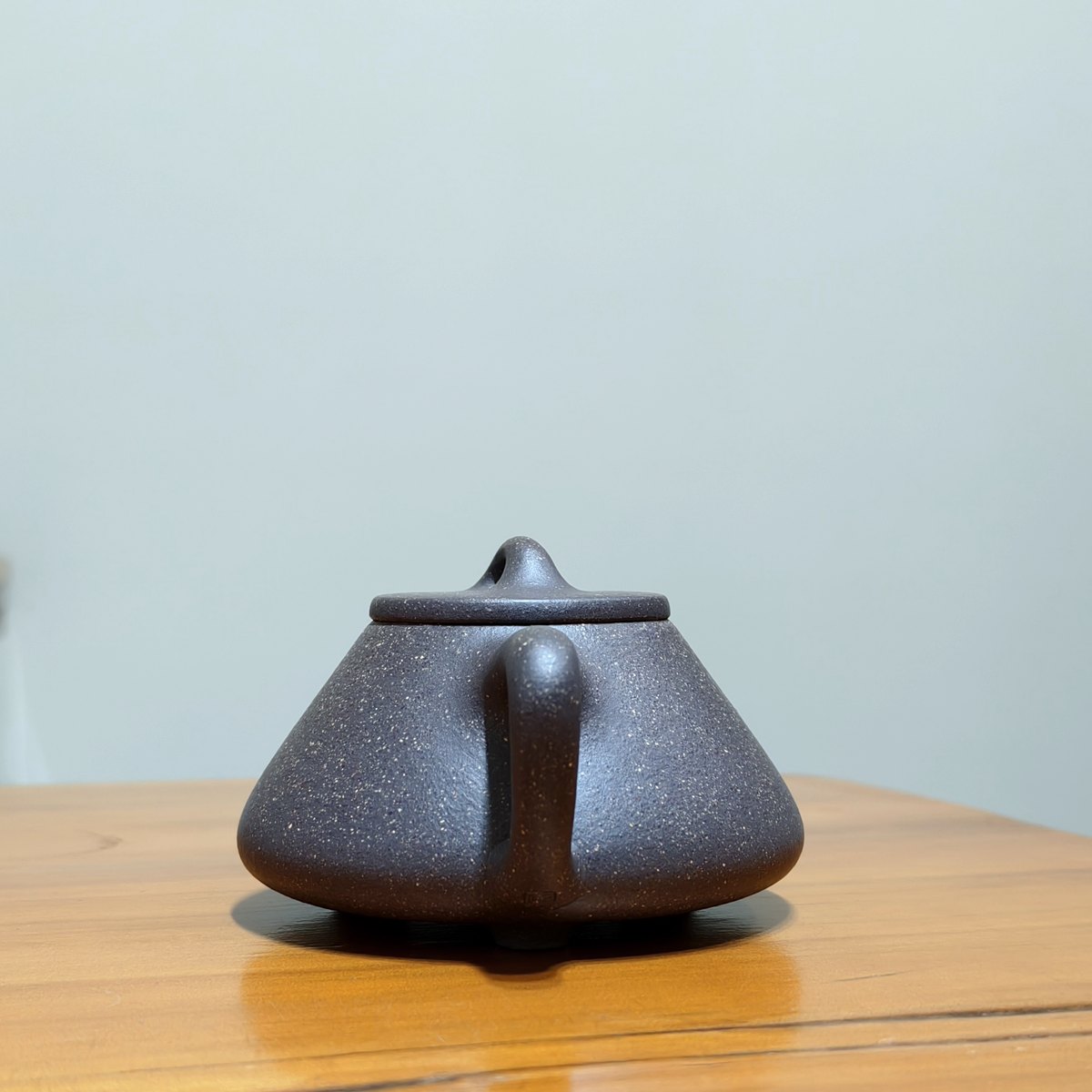 宜興紫砂壺全手工天青泥子冶石瓢壺