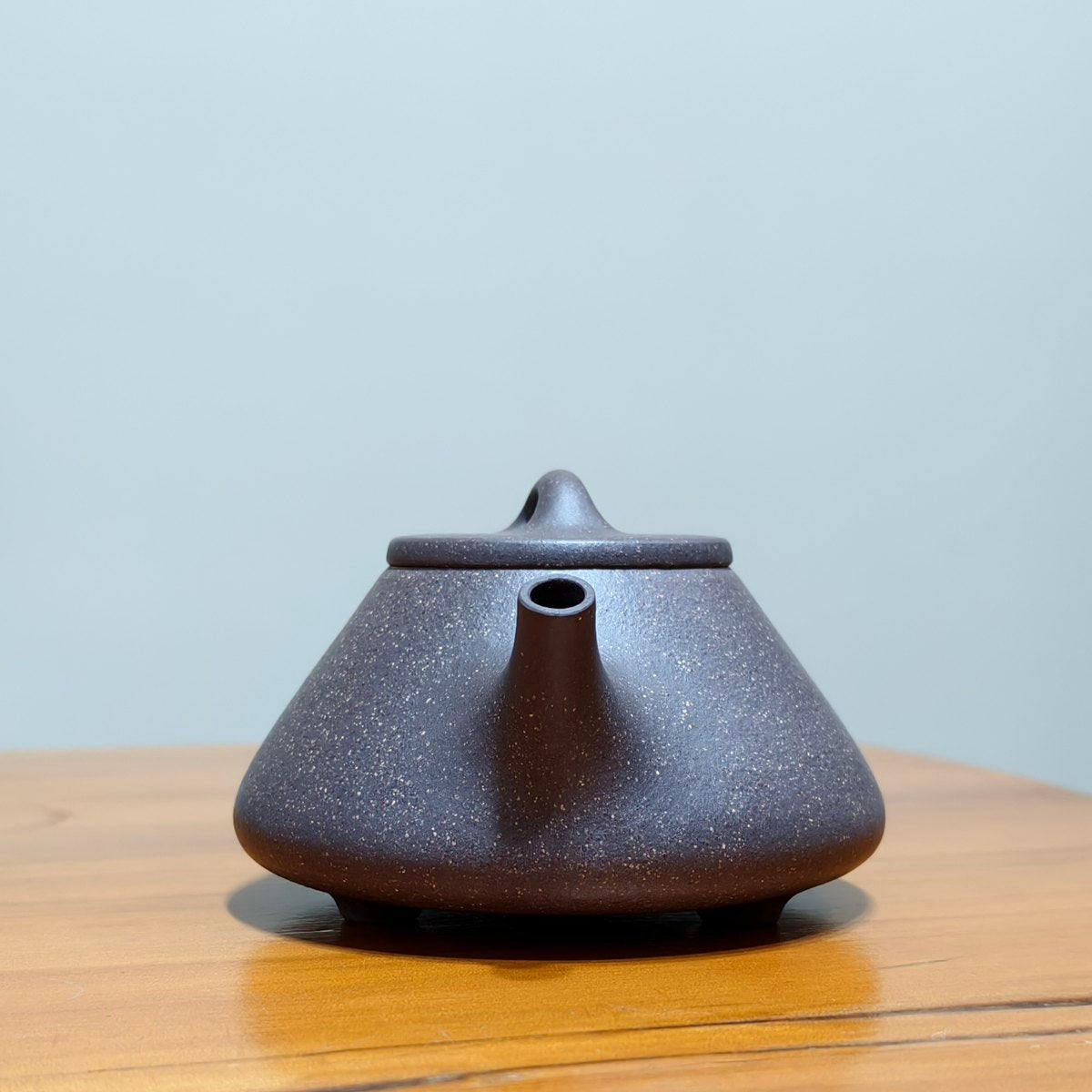 宜興紫砂壺全手工天青泥子冶石瓢壺