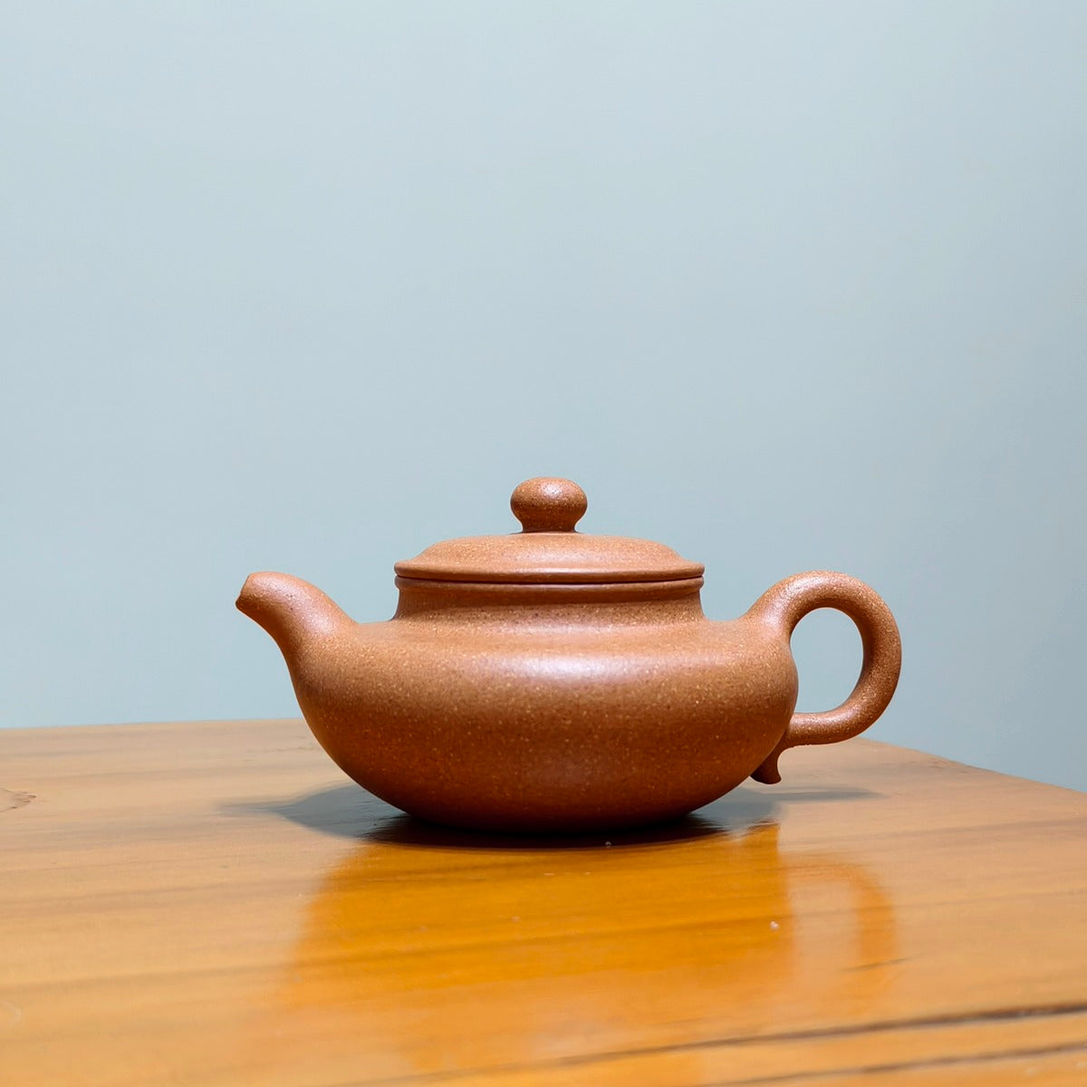 宜興紫砂壺全手工原礦黃金段泥仿古壺180cc