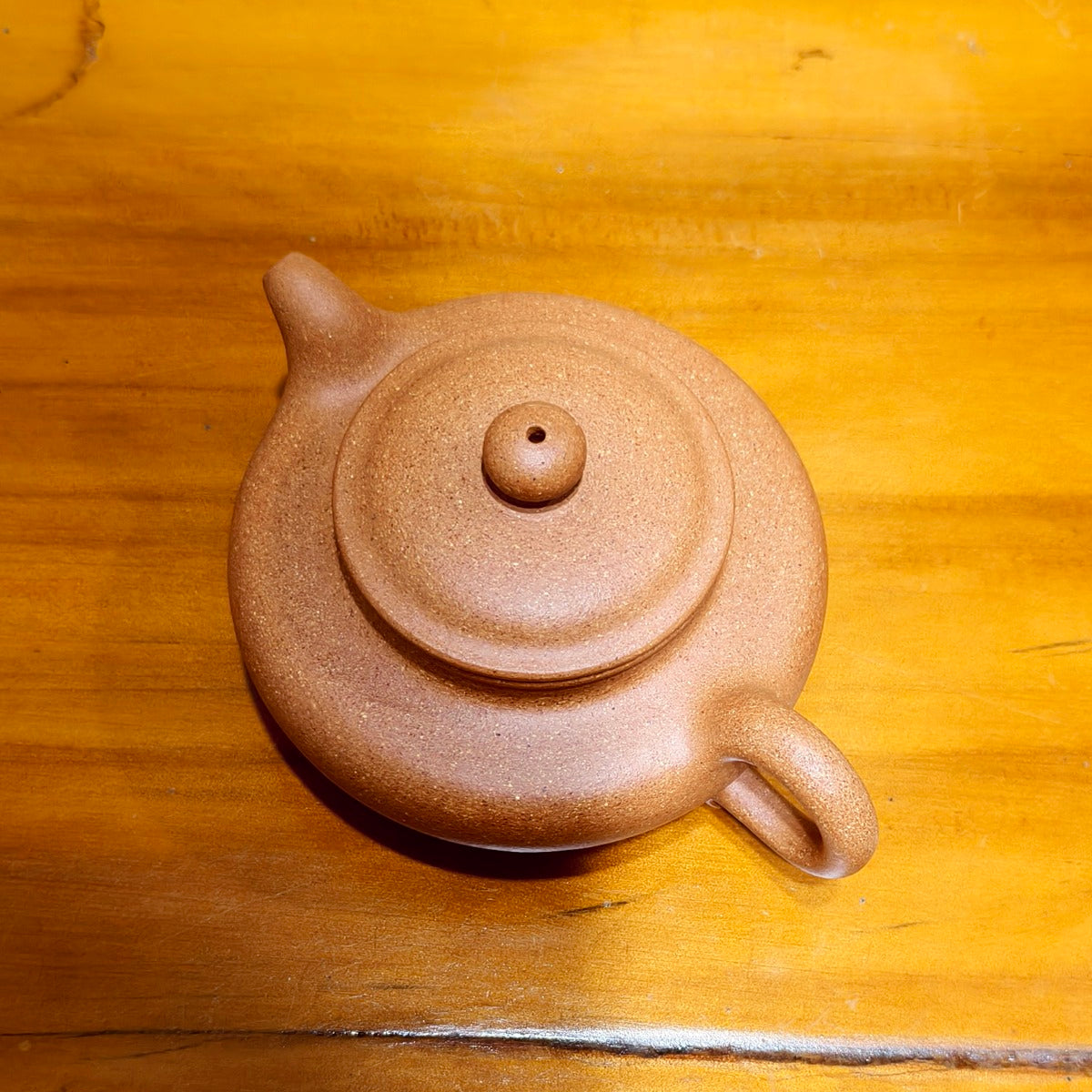 全手工宜興紫砂壺黃金段泥仿古壺180cc原礦無酸洗