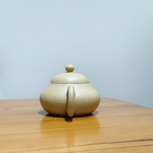 全手工紫砂壺宜興大水潭梨皮綠泥梨形壺150cc 