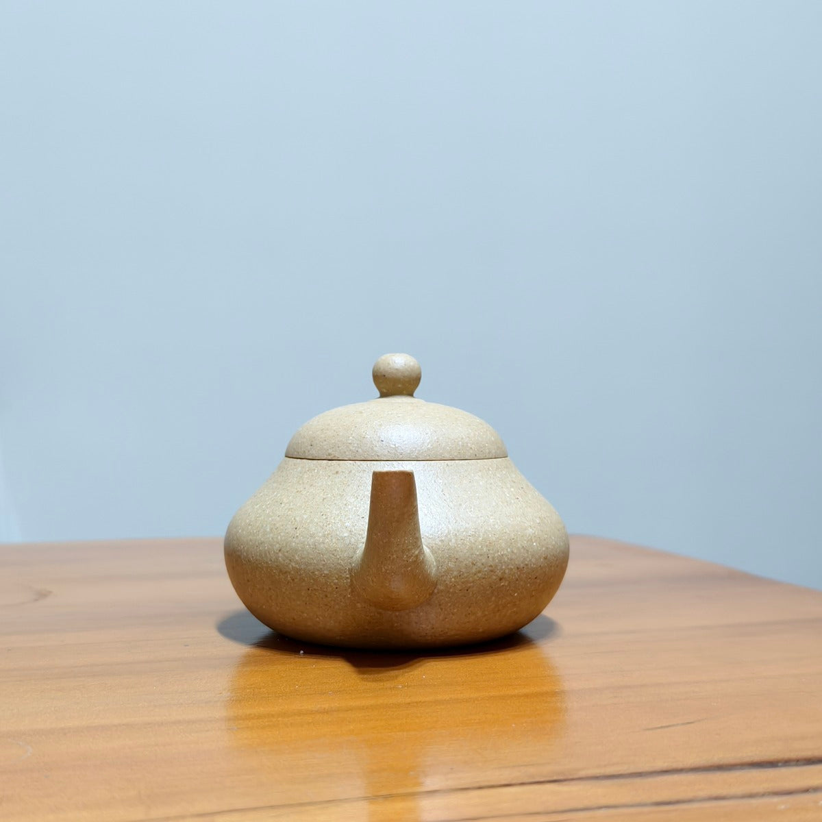 宜興全手工紫砂壺大水潭梨皮綠泥梨形壺150cc 