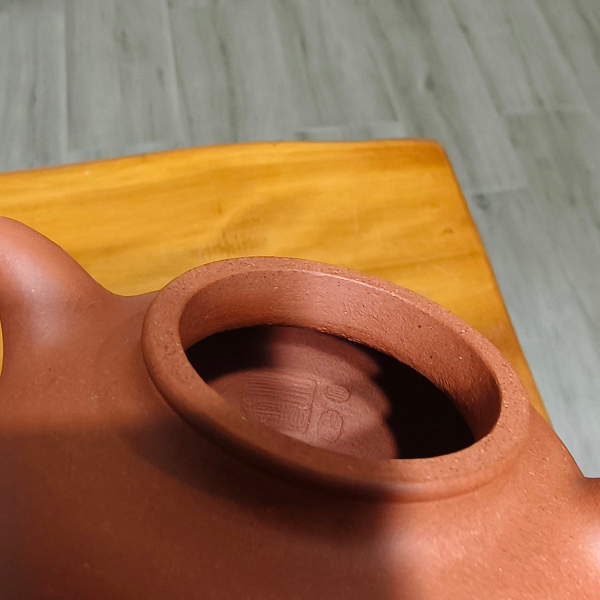 宜興紫砂壺全手工大紅泥蓮子壺250CC