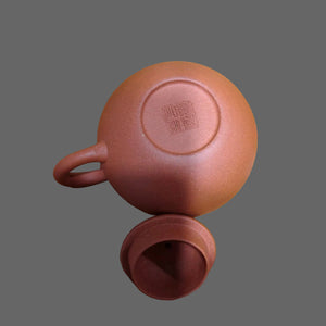宜興紫砂壺全手工大紅泥蓮子壺250CC