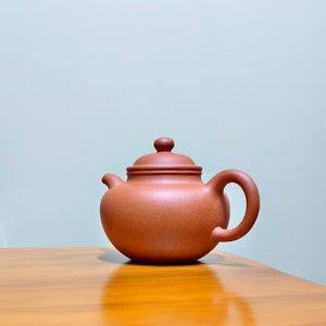 宜興紫砂壺全手工大紅泥蓮子壺250CC