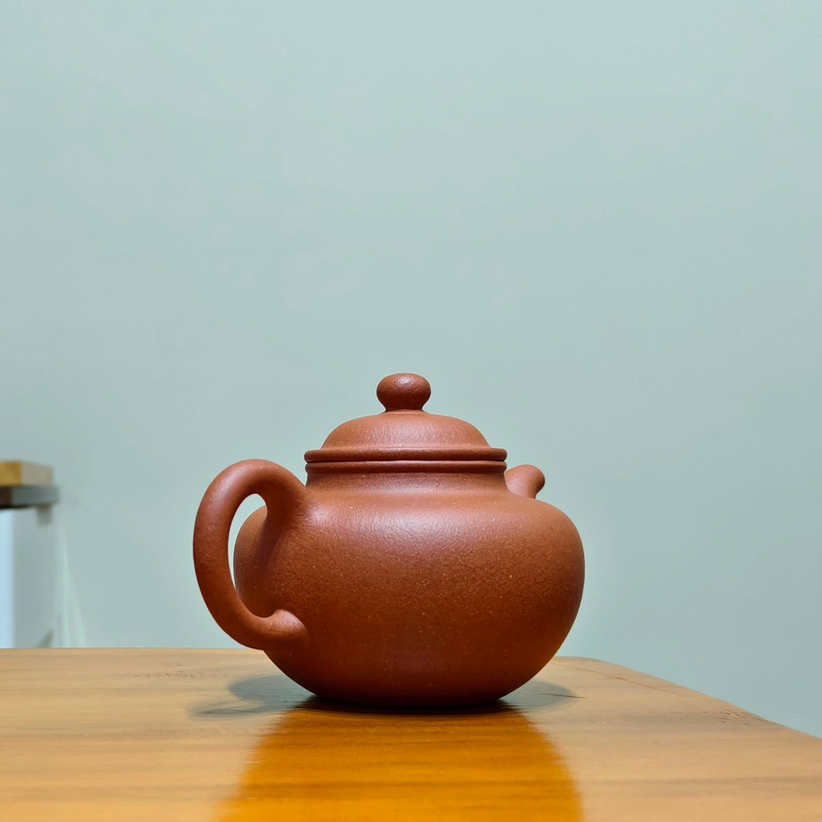 宜興紫砂壺全手工大紅泥蓮子壺250CC