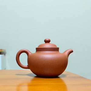 宜興紫砂壺全手工大紅泥蓮子壺250CC