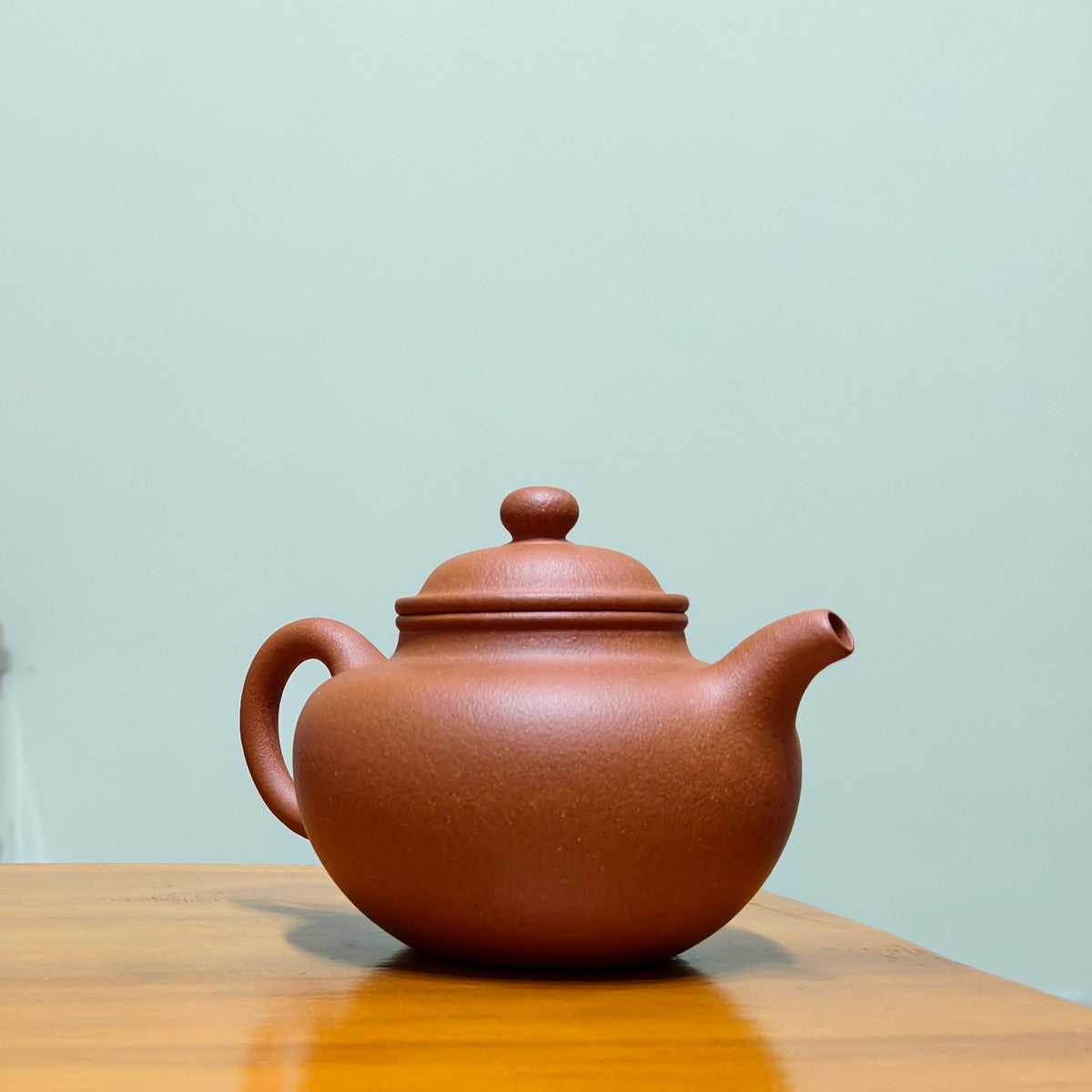 宜興紫砂壺全手工大紅泥蓮子壺250CC