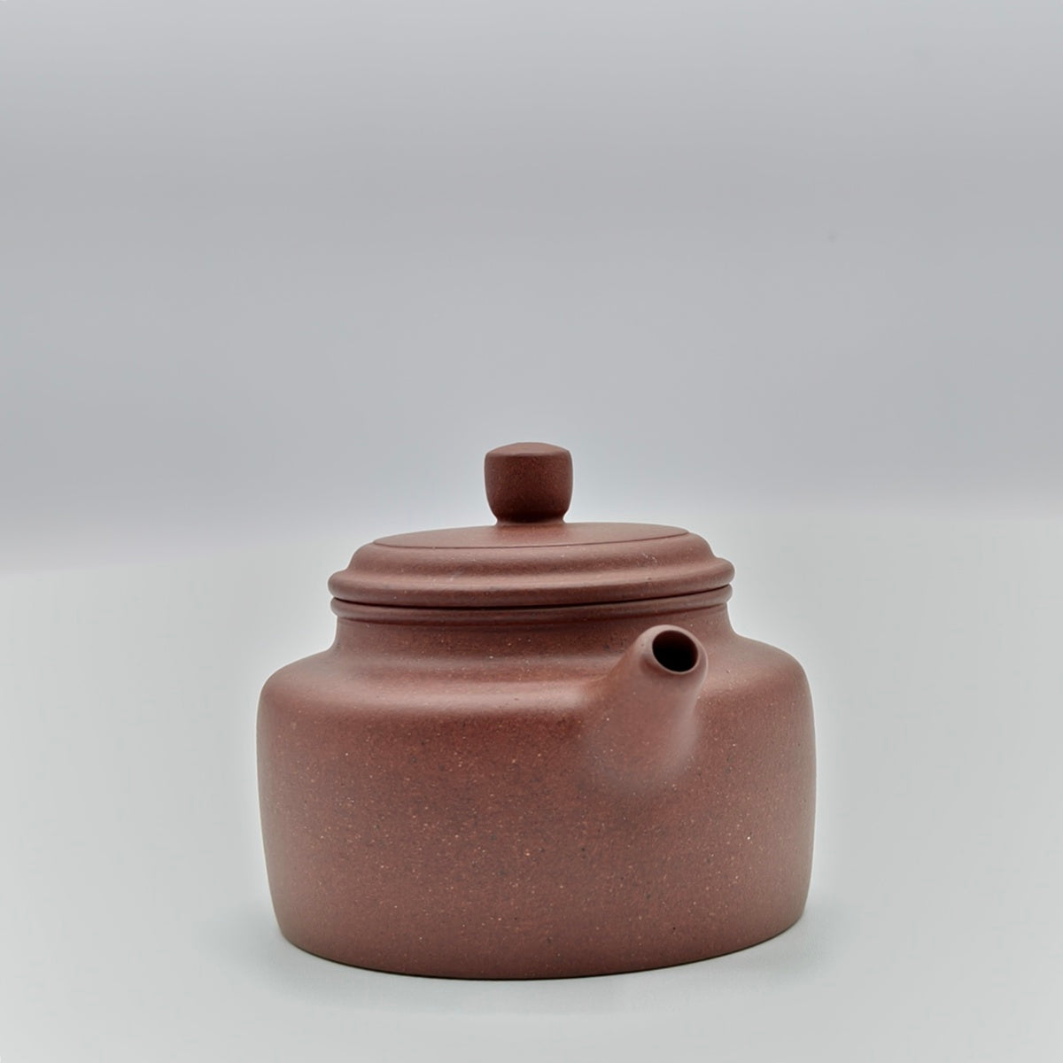 原礦無酸洗宜興全手工紫砂壺紫泥德鐘壺150CC