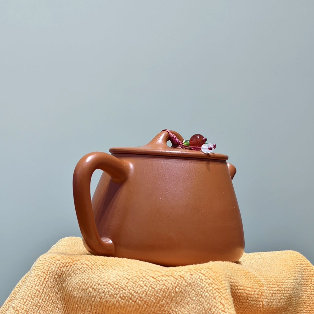宜興紫砂全手工朱泥高石瓢壺200C實力派藝人預訂優惠– 嵐雲茶業