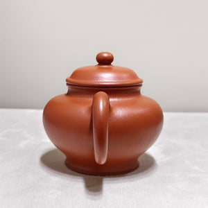 宜興紫砂壺全手工朱泥掇只壺160cc
