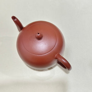 宜興紫砂壺朱泥美人肩壺 全手工製作 240CC