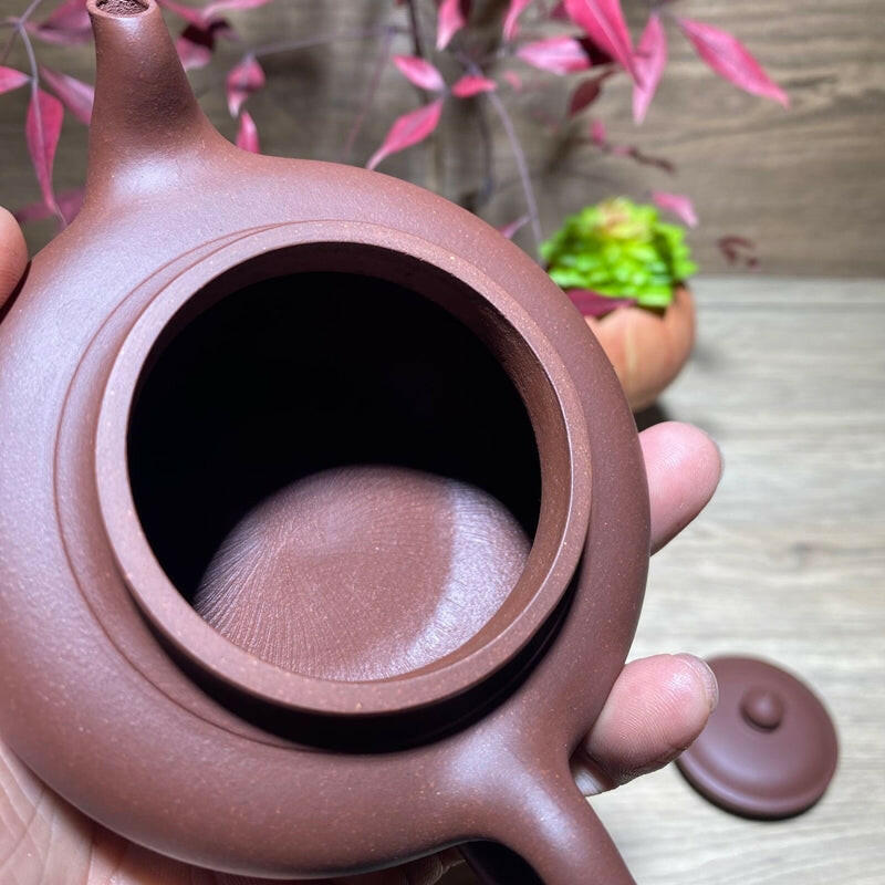 宜興茶壺 宜興紫砂全手工朱泥仿古壺190cc劉春鳳老師製作預購優惠– 嵐雲茶業
