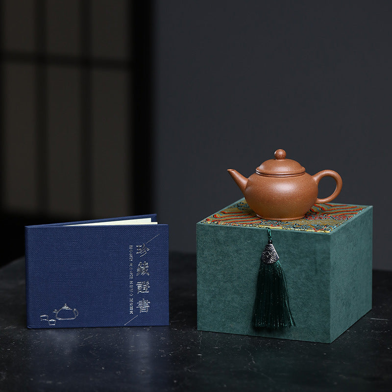 宜興紫砂壺迷你小品壺水平標準壺90cc原礦降坡泥手工製作– 嵐雲茶業