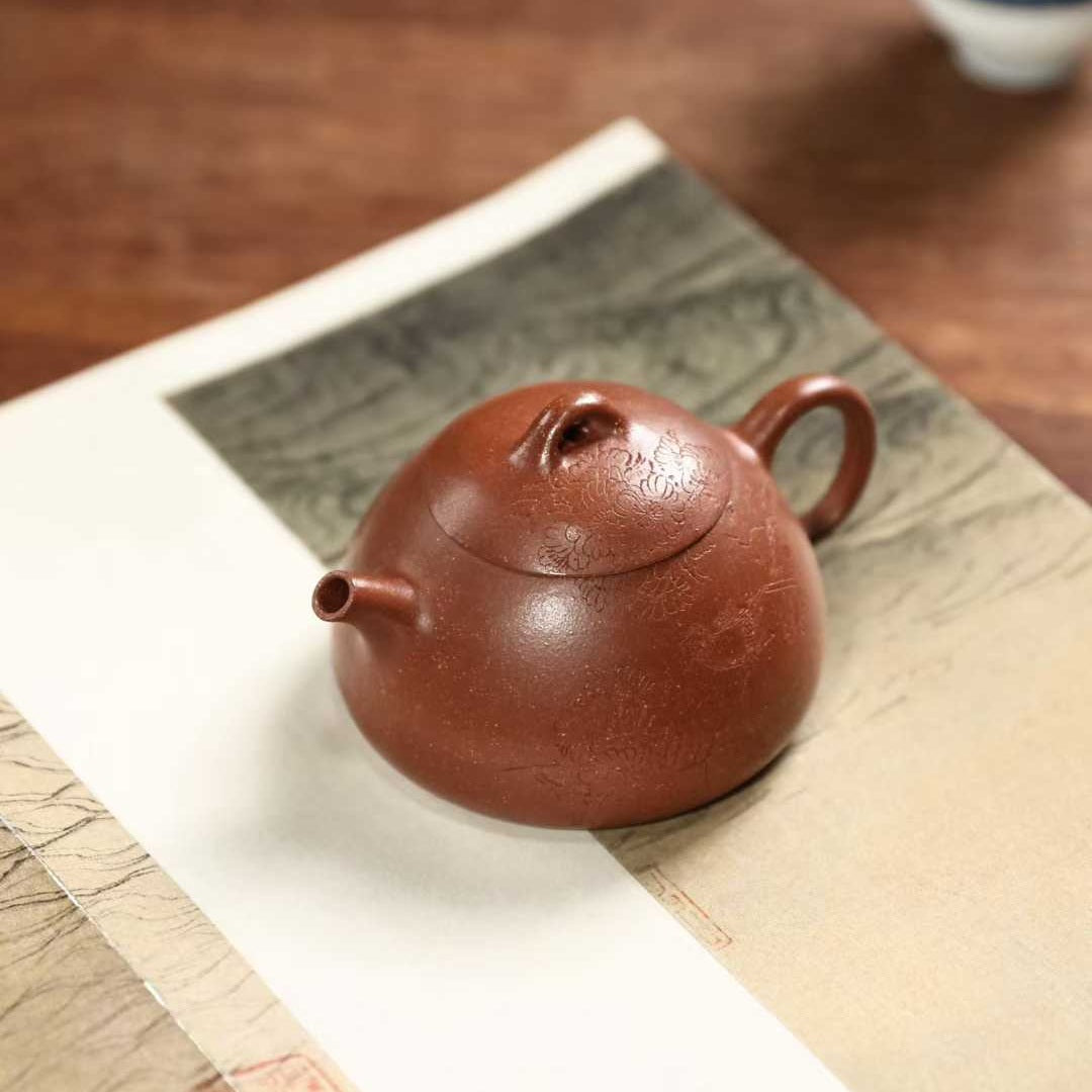 瓏紫砂彫 宜興紫砂手彫 詩詞賦 紫砂壺 茶壺 酒壺 急須 茶道具