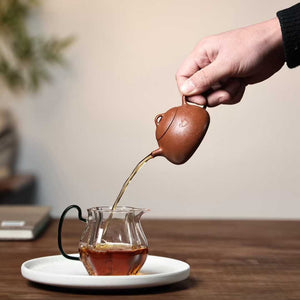 降坡泥半瓢壺一壺2杯茶具禮盒套裝組