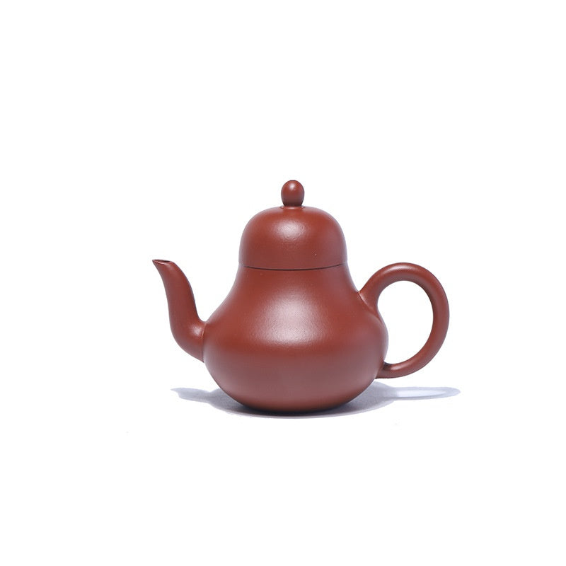 思亭壺朱泥紫砂壺200cc宜興泡茶壺功夫茶具小壺泡小品精巧– 嵐雲茶業
