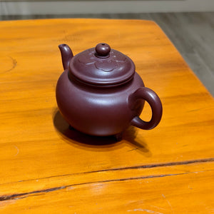 宜興紫砂壺紫泥大彬如意壺230cc