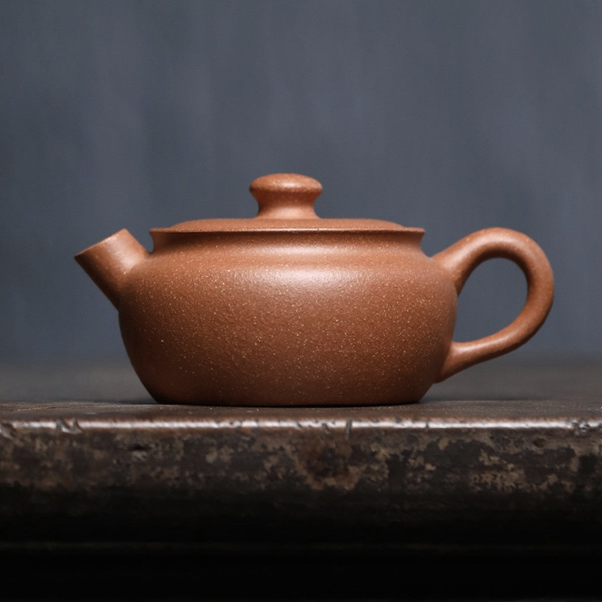 紫砂壺宜興黃降坡泥砲嘴漢瓦壺180CC