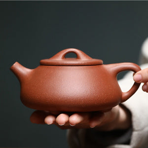 降坡泥景舟石瓢壺一壺4杯茶具禮盒套裝組