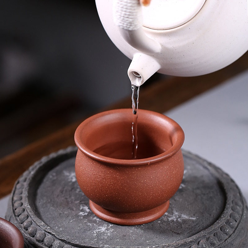 主人杯 茶碗 清蓮杯 宜興紫砂 中國茶器 茶道具 茶寵 美術品
