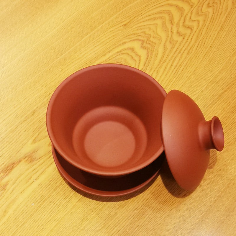 宜興紫砂紅泥大蓋碗280cc – 嵐雲茶業