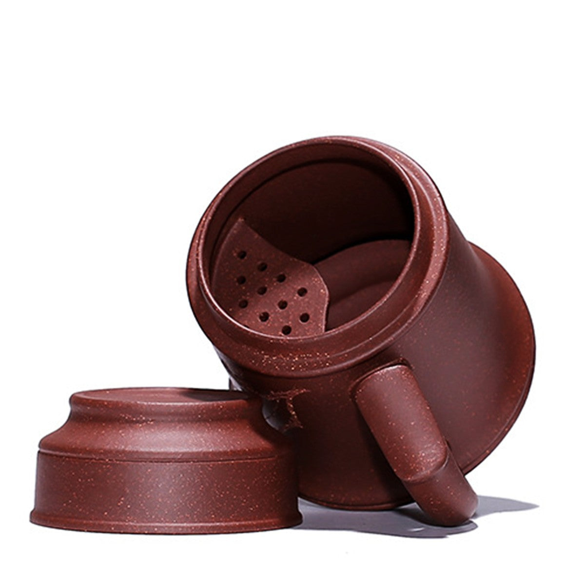 紫砂快客杯辦公杯380cc喜鵲