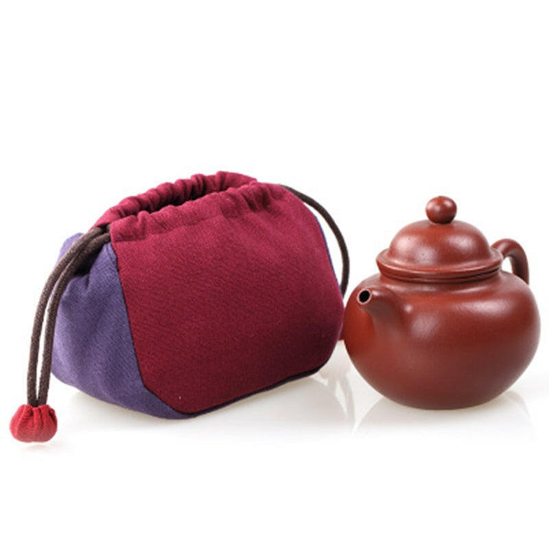 加厚棉麻茶壺保護袋