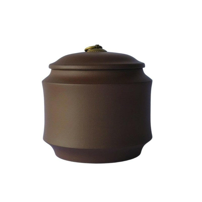 宜興紫砂茶葉罐鼓韻一斤半多種泥料