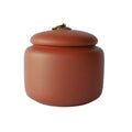 宜興紫砂茶葉罐一斤半款式圓韻紅泥